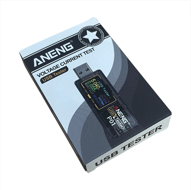 ANENG USB Tester Power Capacity Voltage Alert Detector 4-30V - P01 Gambar produk ANENG USB Tester Power Capacity Voltage Alert Detector 4-30V - P01 - Kemasan