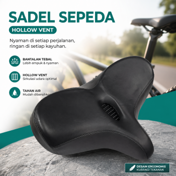 SHENGXIN Sadel Sepeda Bicycle Saddle Mountain Road Bike Hollow Vent - SX10