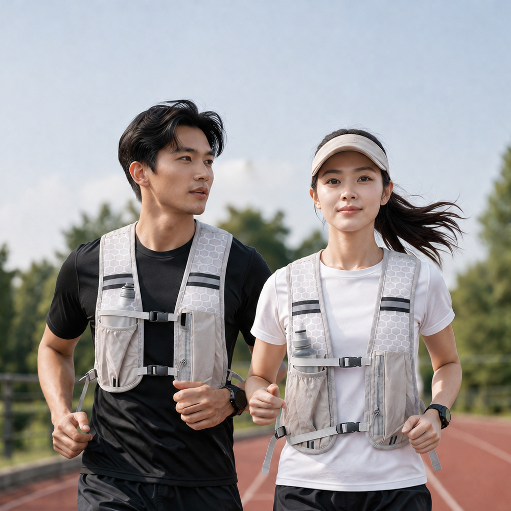 MPP Running Vest Hydrovest Hydration Breathable Rompi Lari Outdoor - WP400 Gambar produk MPP Running Vest Hydrovest Hydration Breathable Rompi Lari Outdoor - WP400 - 7