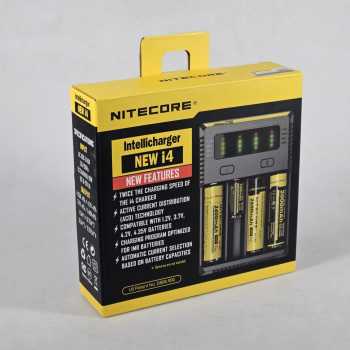 Gambar produk Nitecore Intellicharger Universal Battery Charger 4 Slot for Li-ion - NEW i4 - Kemasan