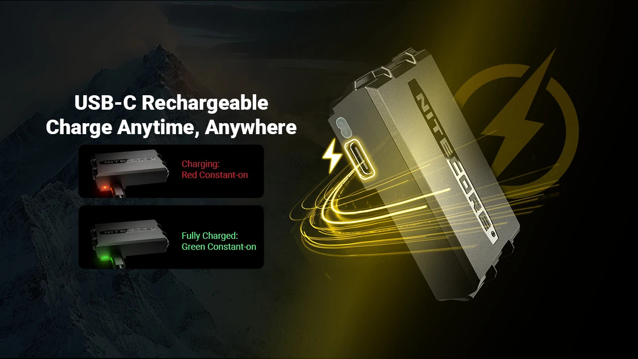 Gambar produk NITECORE Baterai Isi Ulang Li-Ion 2500 mAh 3.8V for HA27 HA29 UHE - HLB2500 - 4