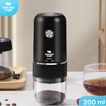 One Two Cups Penggiling Kopi Elektrik Coffee Grinder Adjust 1000mAh - MDJ-13
