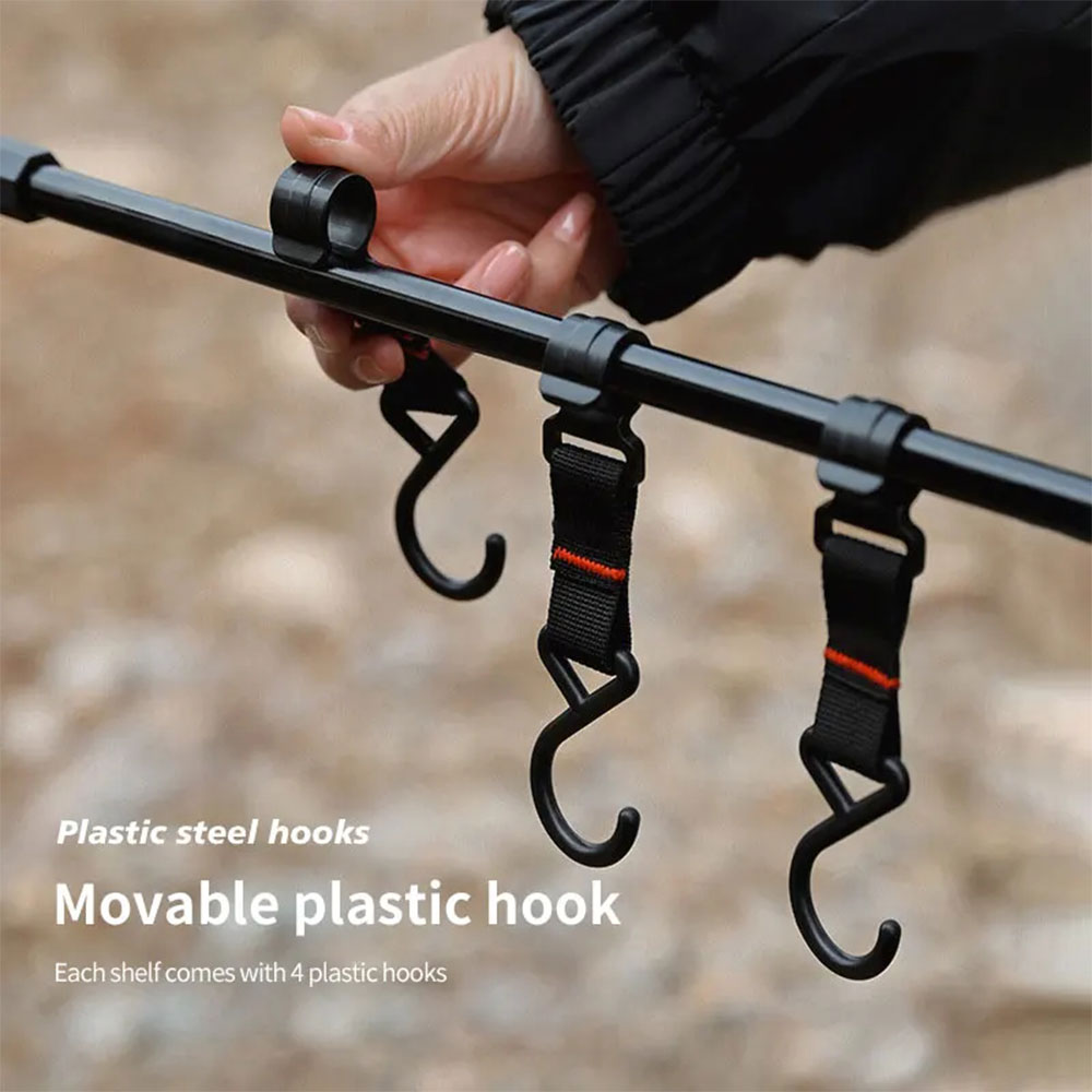 Gambar produk We Rak Gantung Meja Camping Foldable Hanging Aluminium Alloy - HG-15 - 1