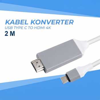 FSU Kabel Konverter USB Type C to HDMI 4K 30Hz - VUH-05