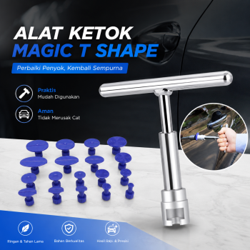 Super PDR Alat Ketok Magic T Shape Dent Puller Sliding Hammer - PDR06