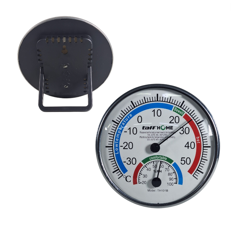 TaffHOME Analog Thermometer Hygrometer Temperature Humidity - TH101B Gambar produk TaffHOME Analog Thermometer Hygrometer Temperature Humidity - TH101B - 1