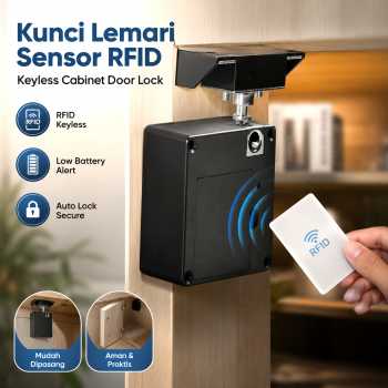 GIS SMART Kunci Lemari Sensor RFID Keyless Cabinet Door Lock - EM168