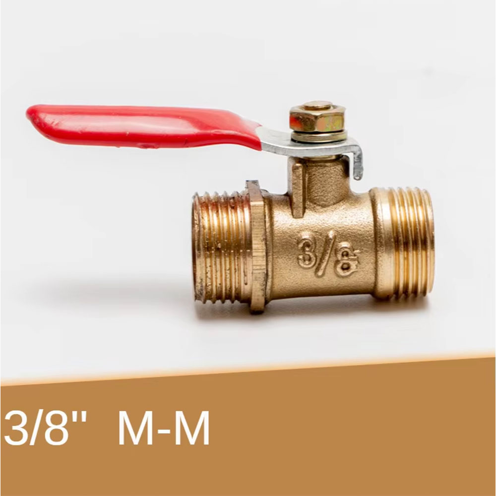 NFJM Ball Valve Stop Keran Mini Copper Gas Water Long Nose Handle Male to Male 3/8" - DN20 Gambar produk NFJM Ball Valve Stop Keran Mini Copper Gas Water Long Nose Handle Male to Male 3/8" - DN20 - Kemasan