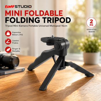 TaffSTUDIO Tripod Mini Kamera Portable Universal 16cm 1/4 Monopod - CP-GP264