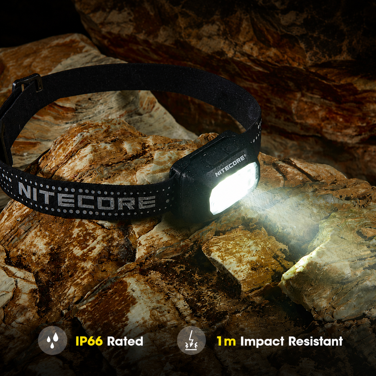 NITECORE Senter Kepala Headlamp LED Triple Output IP66 500 Lumens - NU30 Gambar produk NITECORE Senter Kepala Headlamp LED Triple Output IP66 500 Lumens - NU30 - 7