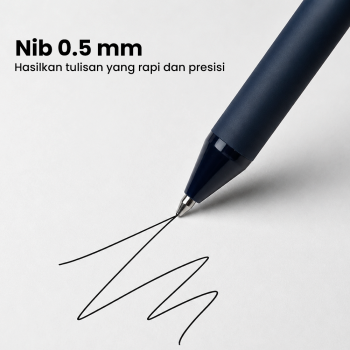 Gambar produk Kaco PURE Vintage Gel Pen Pena Pulpen 0.5mm 5 PCS - K1015 (Colorful Ink) - 2