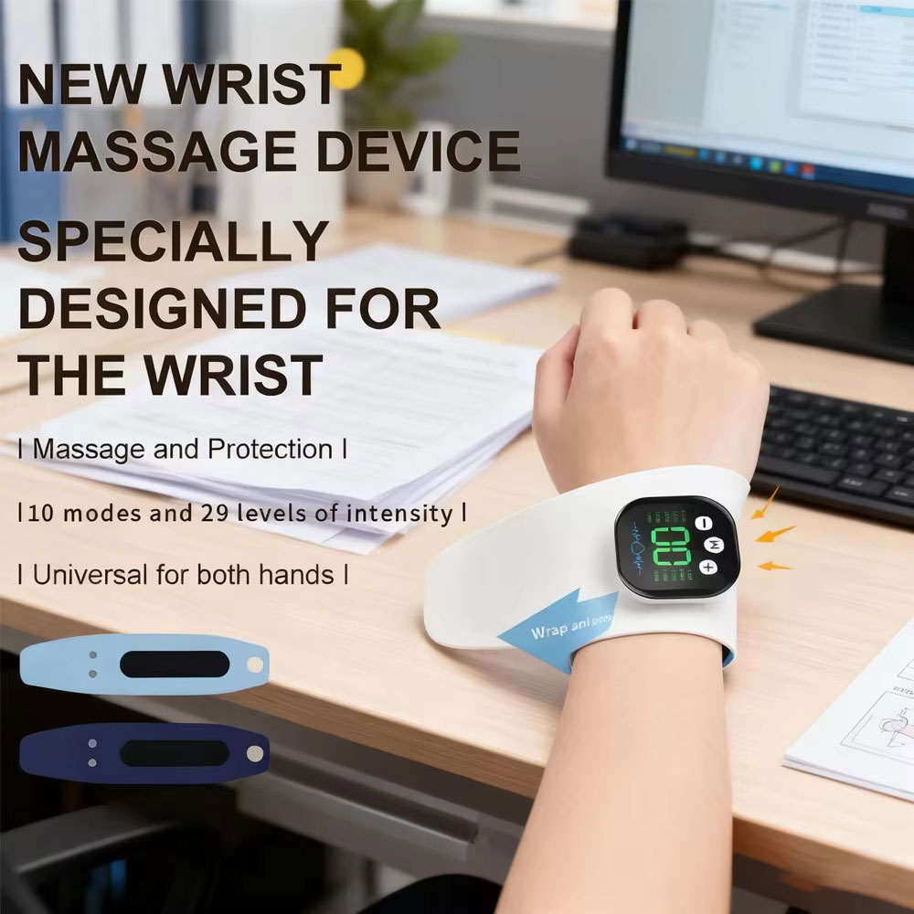 Te EMS Alat Terapi Tangan Elektrik Wrist Massager 29 Level 10 Mode - CH-1010 Gambar produk Te EMS Alat Terapi Tangan Elektrik Wrist Massager 29 Level 10 Mode - CH-1010 - Utama