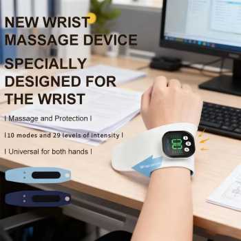Te EMS Alat Terapi Tangan Elektrik Wrist Massager 29 Level 10 Mode - CH-1010