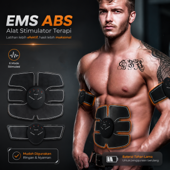 Gambar produk Alat Stimulator Terapi EMS Otot Six Pack ABS Abdominal Muscle - 068R2
