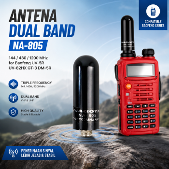 Gambar produk NAGOYA Antena Dual Band NA-805 for Baofeng UV-5R UV-82HX GT-3 DM-5R