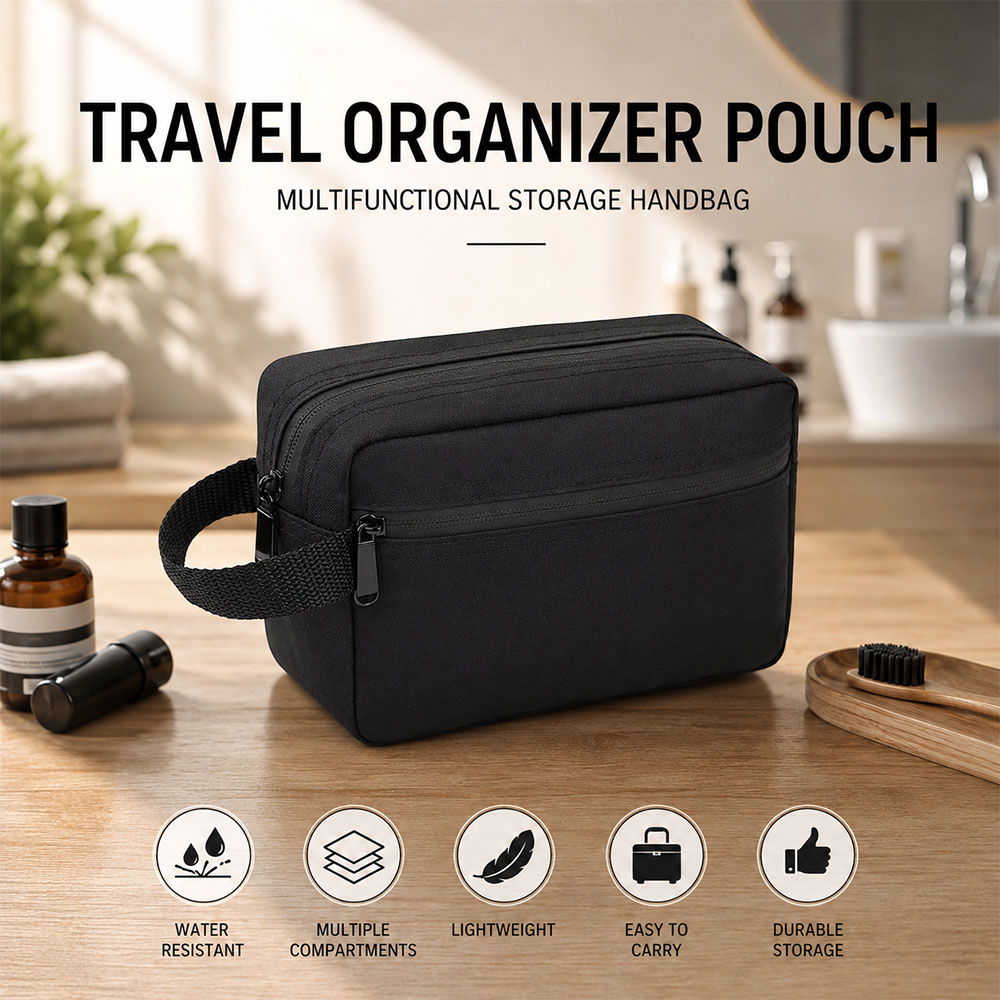 NEIS Tas Travel Organizer Pouch Multifunctional Storage HandBag - XD150 Gambar produk NEIS Tas Travel Organizer Pouch Multifunctional Storage HandBag - XD150 - Utama