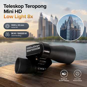 KOGER Teleskop Teropong Mini Monocular HD Low Light Telescope 8x - KG132