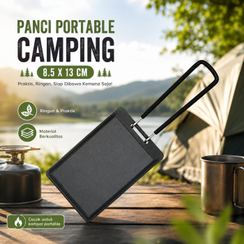 Ysv Panci Grill BBQ Pan Anti Lengket Portable Camping Nesting Iron - WH-300