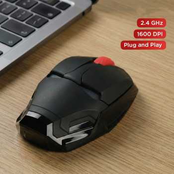 Gambar produk Taffware Mouse Wireless Optical 2.4GHz Iron Man 4 Key 1600 DPI - M8