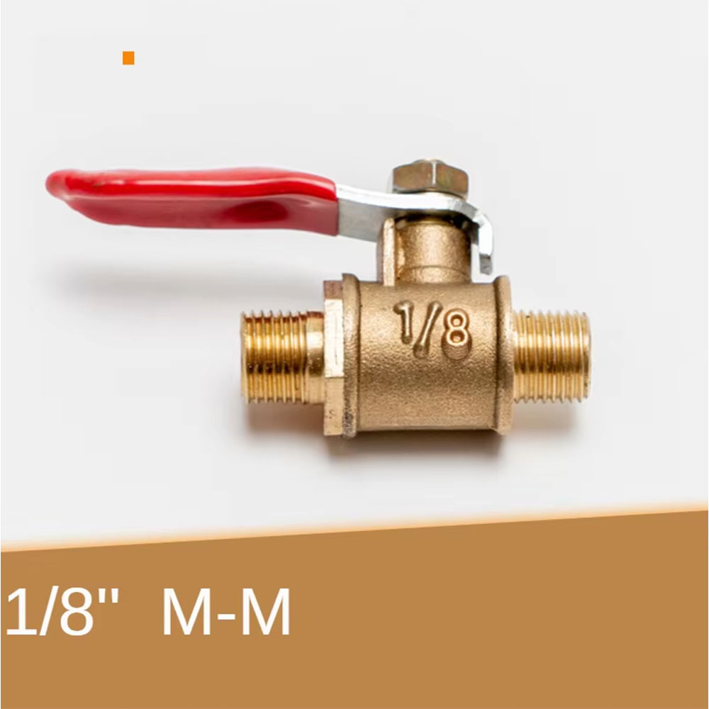 NFJM Ball Valve Stop Keran Mini Copper Gas Water Long Nose Handle Male to Male 1/8" - DN20 Gambar produk NFJM Ball Valve Stop Keran Mini Copper Gas Water Long Nose Handle Male to Male 1/8" - DN20 - Kemasan