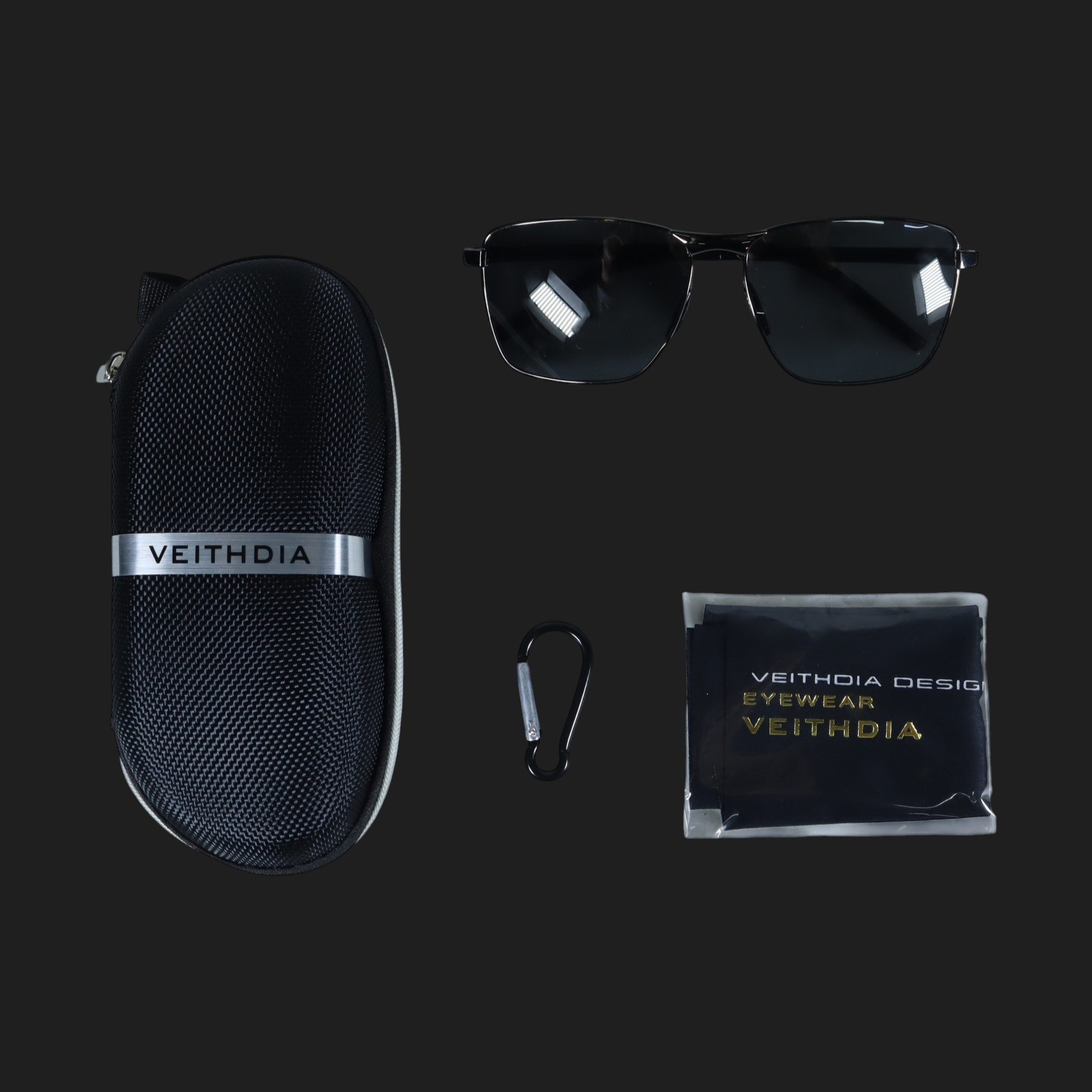 Gambar produk VEITHDIA Renekton Kacamata Vintage UV Polarized Sunglasses - 2462 - 8