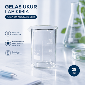 VYROX Gelas Ukur Kaca Borosilicate Glass Tahan Panas Kitchen Lab Kimia - GG-17