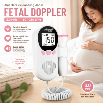 TaffOmicron Alat Deteksi Jantung Janin Fetal Doppler Heartrate 3.0 MHz - JSL-T502