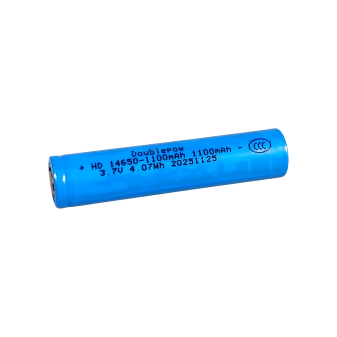 Gambar produk Doublepow Baterai Isi Ulang 14650 Li-Ion Flat Top 1100 mAh 3.7V 1 PCS - 5