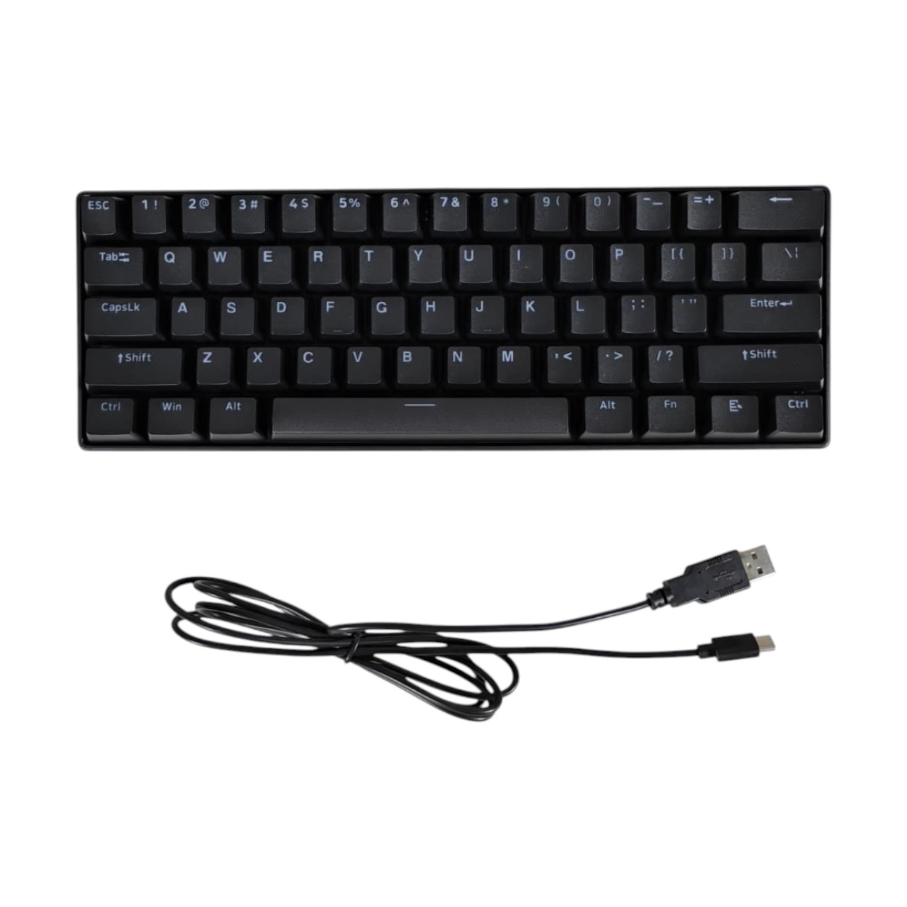 KOO Keyboard Gaming RGB Mechanical Red Switch Wired 61 Keys - MK-61 Gambar produk KOO Keyboard Gaming RGB Mechanical Red Switch Wired 61 Keys - MK-61 - 7