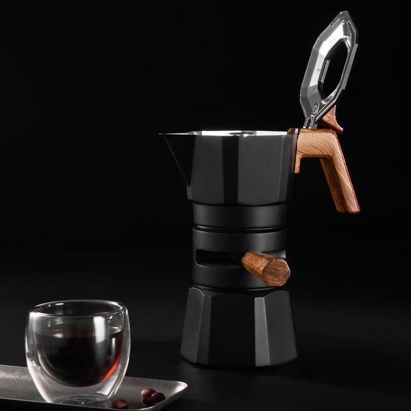 One Two Cups Moka Pot Teko Kopi Espresso Coffee Maker 2 Cup 100ml - L35 Gambar produk One Two Cups Moka Pot Teko Kopi Espresso Coffee Maker 2 Cup 100ml - L35 - Kemasan