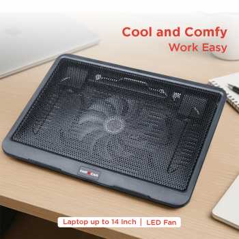 Gambar produk TaffGEAR Cooling Pad Laptop Kipas Pendingin Ultra Thin 1 Fan 14 Inch - V19