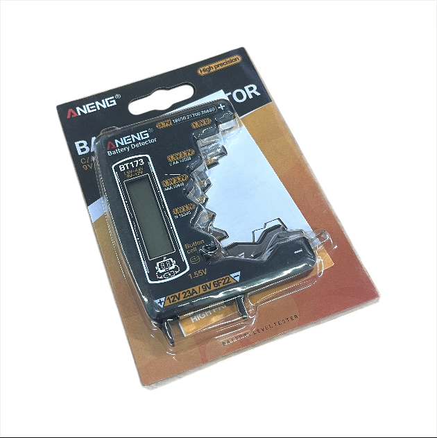ANENG Alat Ukur Baterai Digital Battery Tester Button 9V 12V AA AAA - BT173 Gambar produk ANENG Alat Ukur Baterai Digital Battery Tester Button 9V 12V AA AAA - BT173 - Kemasan