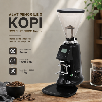 Gambar produk Jiexing Alat Penggiling Kopi Elektrik Touch Screen Coffee Grinder - JX-600AD