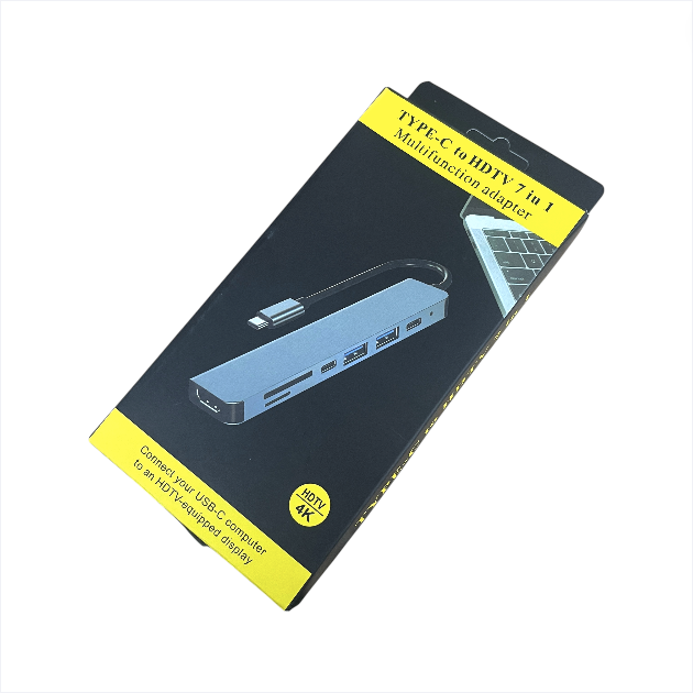 Gambar produk IPHub USB Type-C Hub Adaptor HDMI USB 3.0 USB Type C - YG-2121 - Kemasan