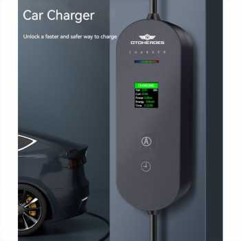Gambar produk OTOHEROES Charger Mobil Listrik EV 1-Phase 16A 3.5kW EU to Type2Female - MDM51 - 1