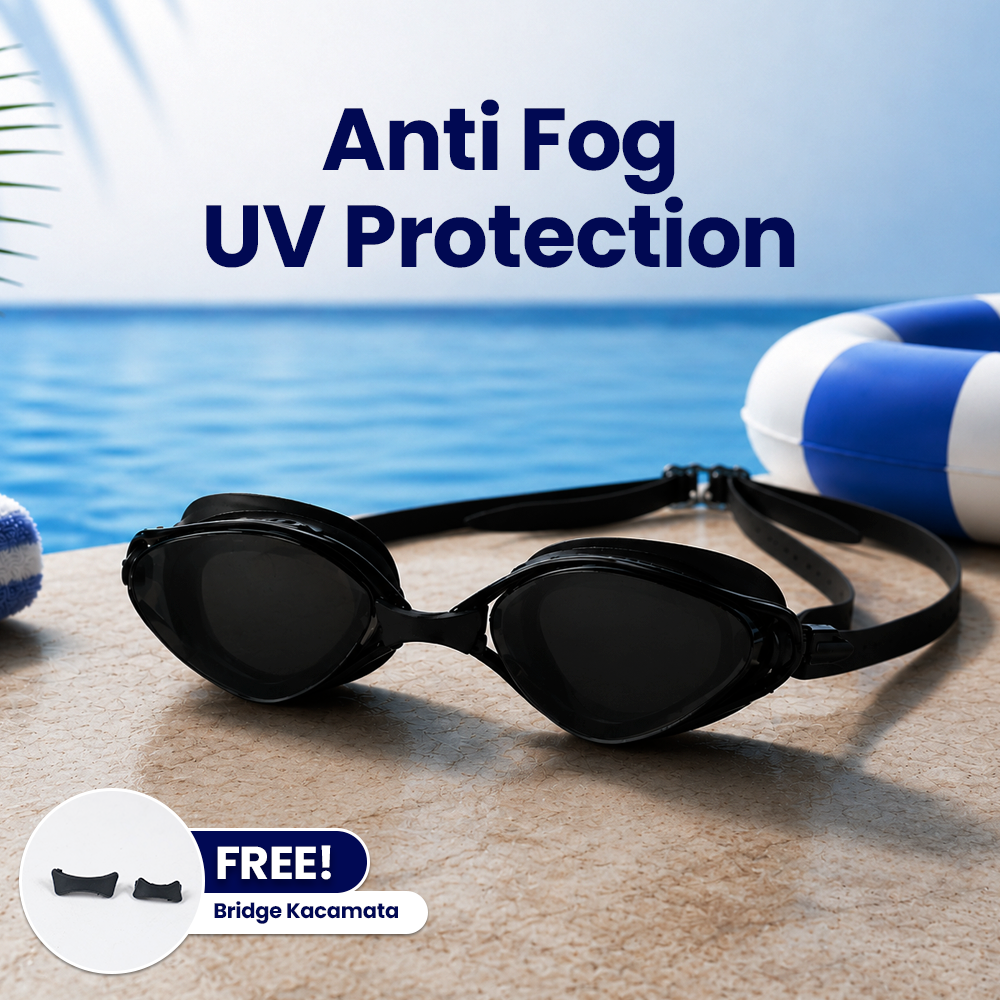 TaffSPORT Kacamata Renang Dewasa Anti Fog UV Protection - GOG-3550 Gambar produk TaffSPORT Kacamata Renang Dewasa Anti Fog UV Protection - GOG-3550 - Utama