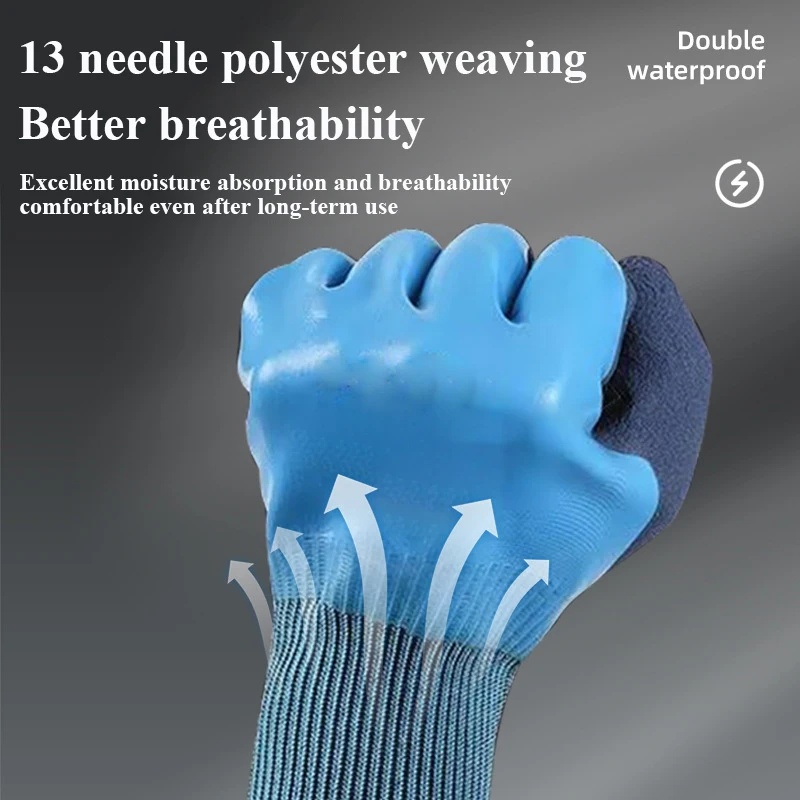 SHANDO Sarung Tangan Kerja Industrial Double Layer Latex Safety Gloves - A310 Gambar produk SHANDO Sarung Tangan Kerja Industrial Double Layer Latex Safety Gloves - A310 - 6