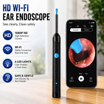 BYS Kamera Pembersih Telinga Korek Kuping Endoscope HD WiFi - Y24