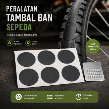 Peralatan Portable Tambal Ban Sepeda Tire Repair Kit - GJ2001