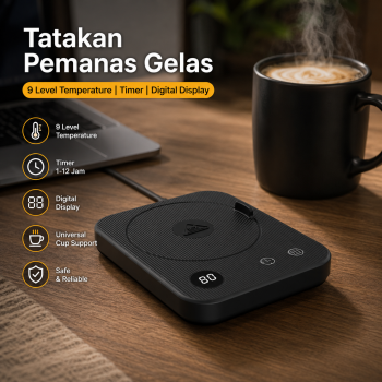 Donirt Tatakan Pemanas Gelas Coffee Cup Warmer Heating Pad Coaster - WJ-NB10