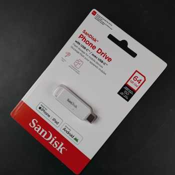 Gambar produk SanDisk Phone Drive USB Type-C 3.2 Gen 1 150MB/s 64GB - SDIXS0N - 2