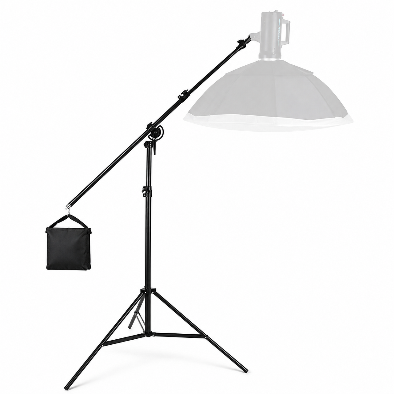 TaffSTUDIO Tripod Light Stand Studio Photography 4M with Boom Arm - 400F Gambar produk TaffSTUDIO Tripod Light Stand Studio Photography 4M with Boom Arm - 400F - 6