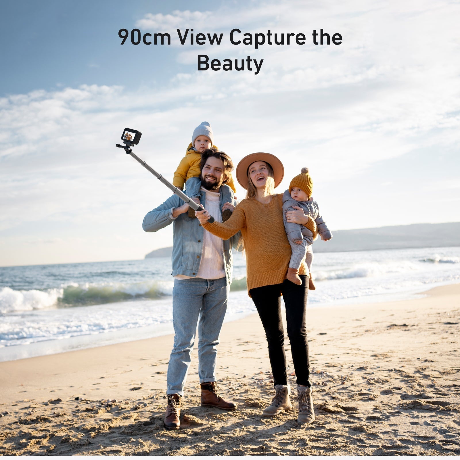 TELESIN Tongsis Insta360 GoPro DJI Osmo Ultra Long Selfie Stick 90cm - S1-MNP-09 Gambar produk TELESIN Tongsis Insta360 GoPro DJI Osmo Ultra Long Selfie Stick 90cm - S1-MNP-09 - 6