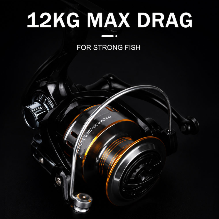 Hei Reel Pancing Spinning Fishing Reel 5.2:1 1000 - HE1000 Gambar produk Hei Reel Pancing Spinning Fishing Reel 5.2:1 1000 - HE1000 - 5
