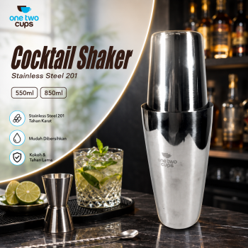 One Two Cups Cocktail Shaker Boston Stainless Steel 201 550/850ml - ZH-58