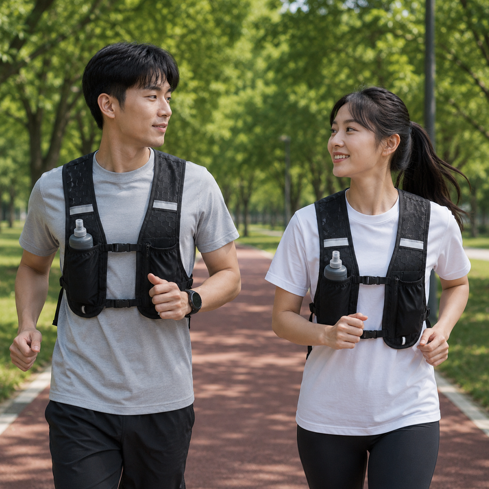 MPP Running Vest Hydrovest Hydration Breathable Rompi Lari Outdoor - WP400 Gambar produk MPP Running Vest Hydrovest Hydration Breathable Rompi Lari Outdoor - WP400 - 7