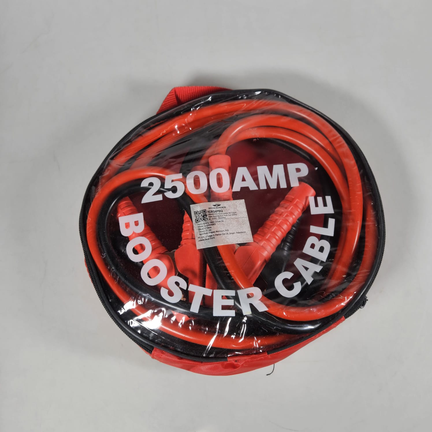 Gambar produk OTOHEROES Kabel Jumper Aki Copper 10mm Small Medium Truck Over 3000cc 3M - D1500 - Kemasan