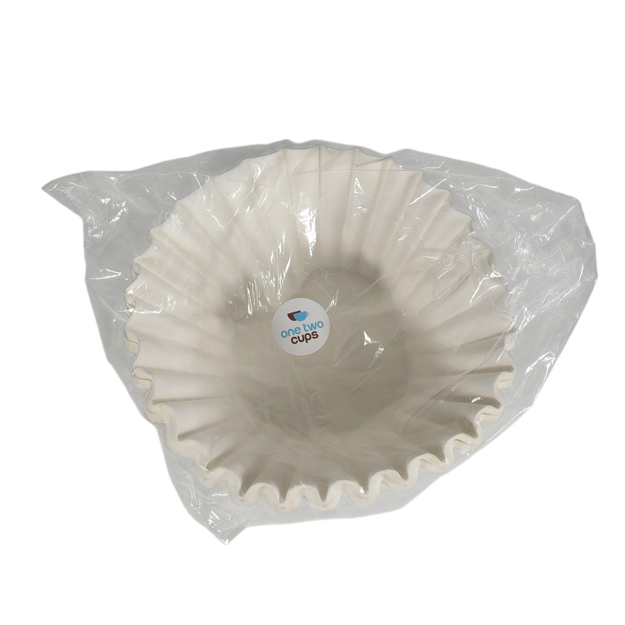 Gambar produk One Two Cups Kertas Saringan Kopi Wave Filter V60 110mm 8-12Cup 100PCS - W12 - Kemasan
