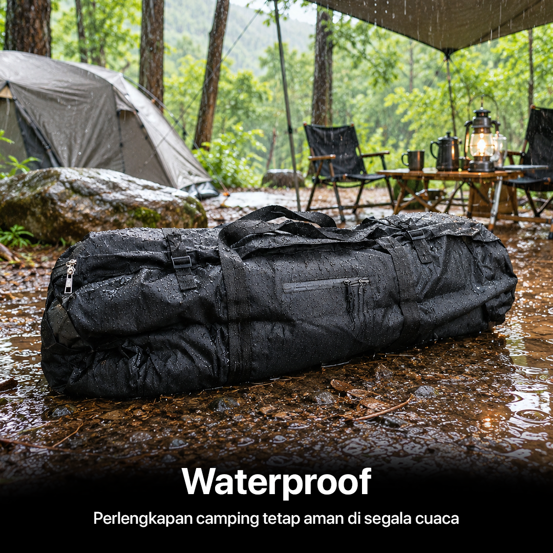 MOONBIFFY Tas Camping Tenda Outdoor Waterproof Equipment Travel Bag - MB-93 Gambar produk MOONBIFFY Tas Camping Tenda Outdoor Waterproof Equipment Travel Bag - MB-93 - 2