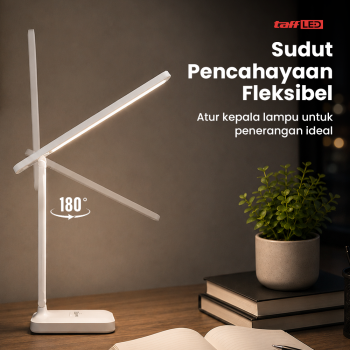 Gambar produk TaffLED Lampu Meja Belajar LED Eye Protection USB Model 8W 3 Color - T302 - 3